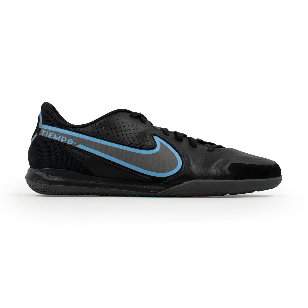 Nike Tiempo Legend 9 Academy Black Blue Indoor IC – Classic Soccer