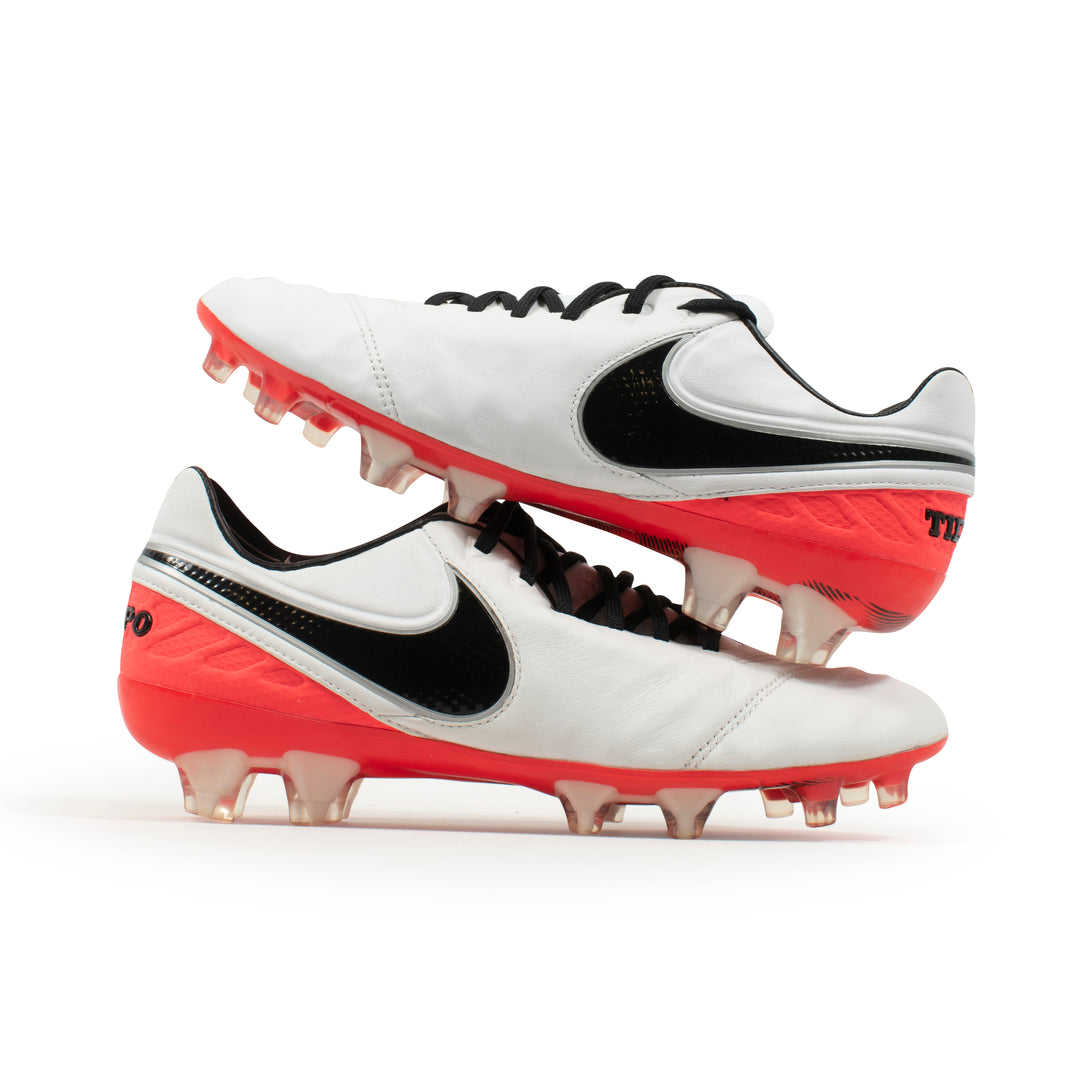 Nike Tiempo Legend VI White Red FG – Classic Soccer Cleats