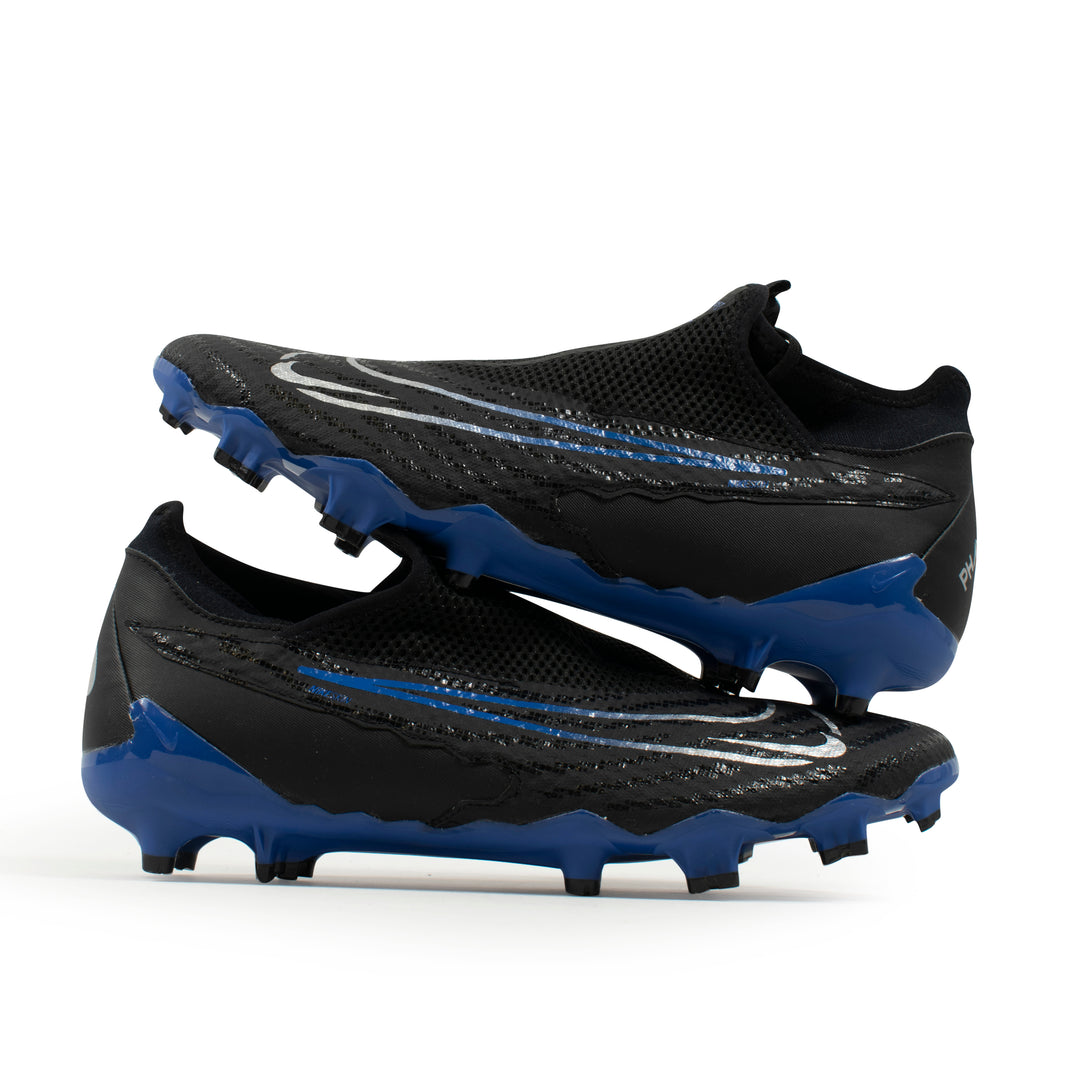 Nike Phantom GX Academy Black Blue FG – Classic Soccer Cleats