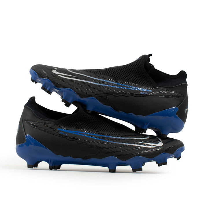 Nike Phantom GX Academy Black Blue FG – Classic Soccer Cleats