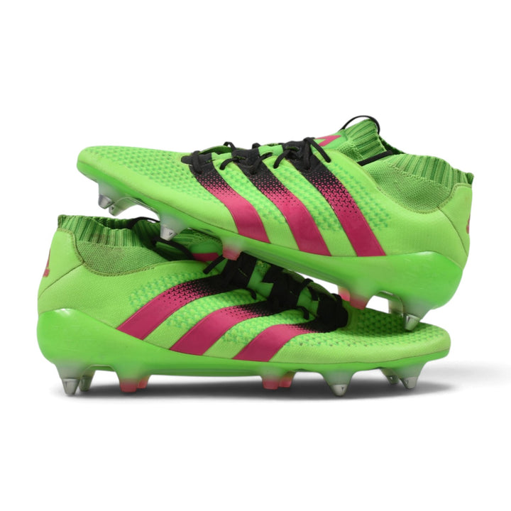 Adidas Ace 16.1 Primeknit Green SG *USED* – Classic Soccer Cleats