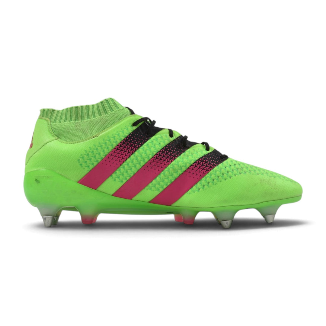 Adidas Ace 16.1 Primeknit Green SG *USED* – Classic Soccer Cleats