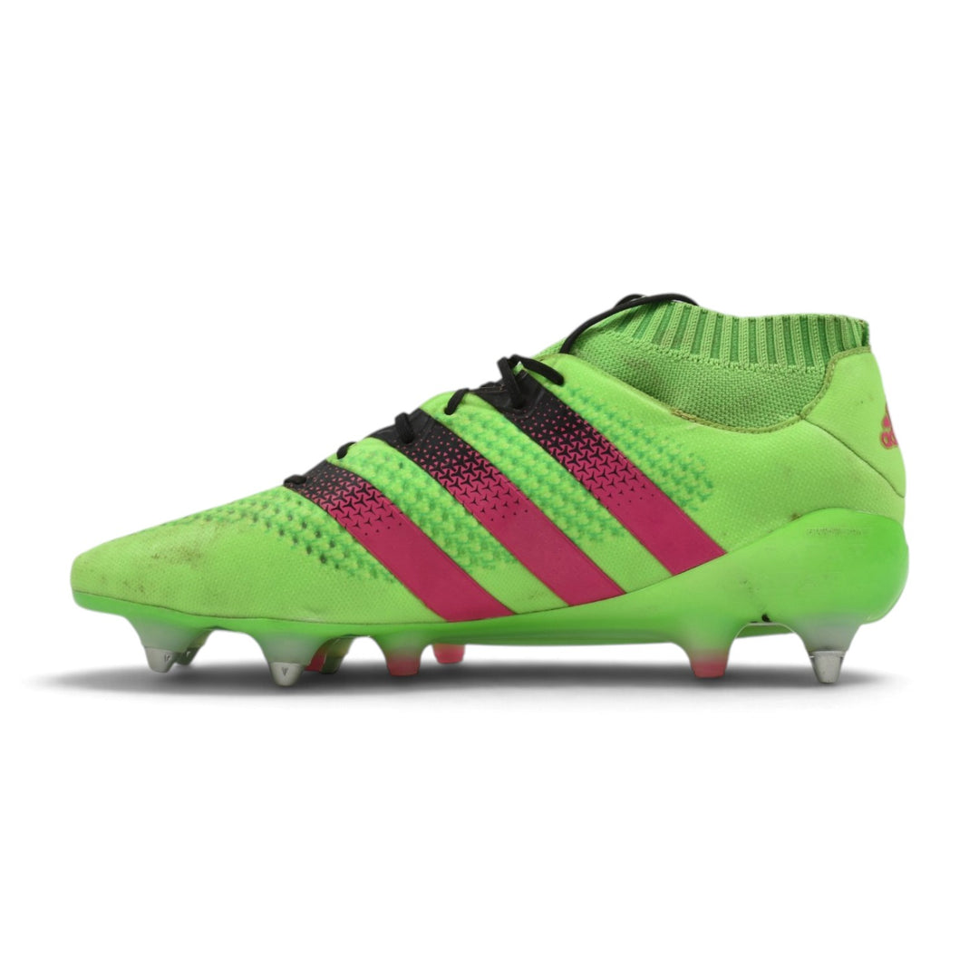 シューズ ace16.1 Adidas Ace 16.1 Primeknit Green SG *USED* – Classic Soccer Cleats