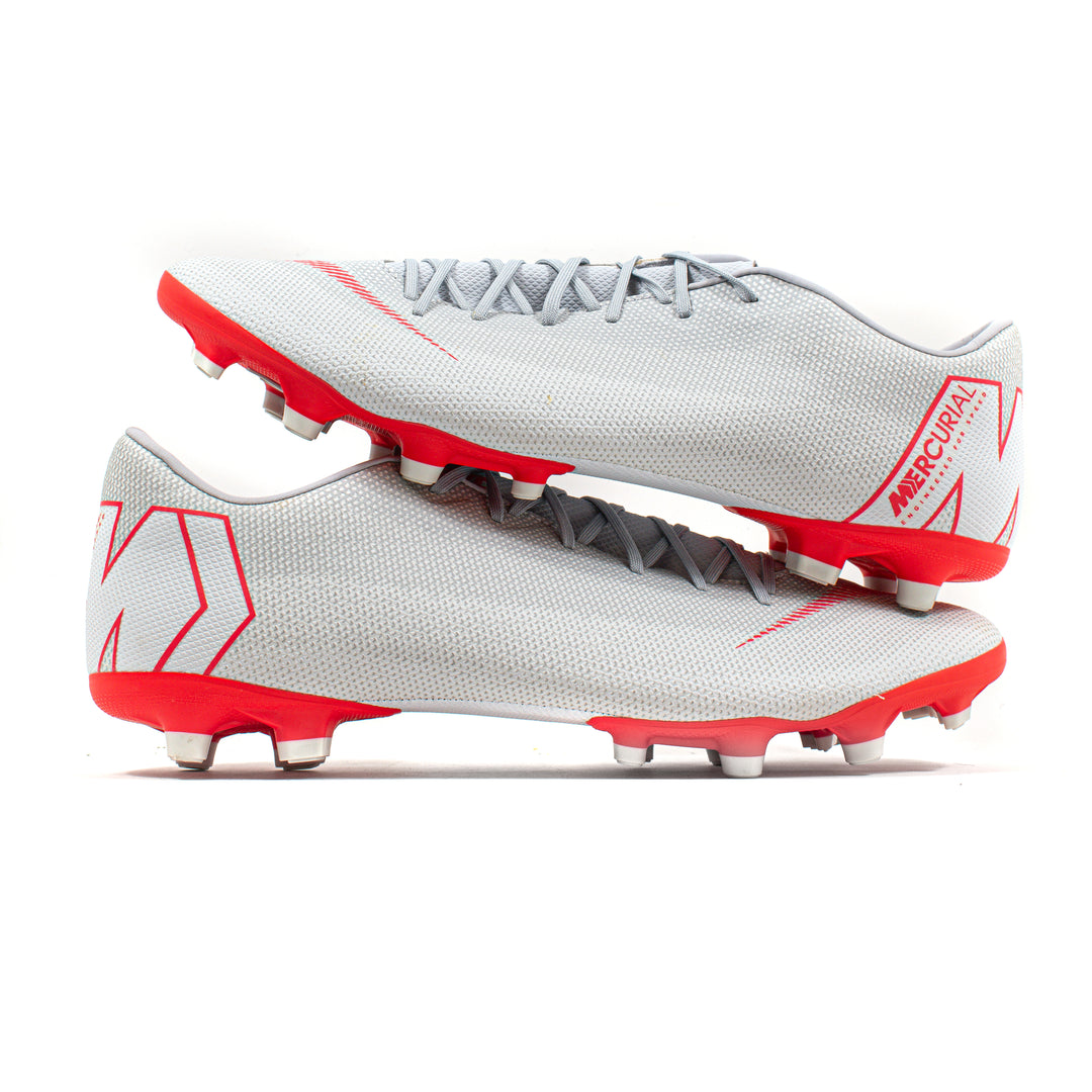 Nike Mercurial Vapor 16 Club Grey Red FG – Classic Soccer Cleats