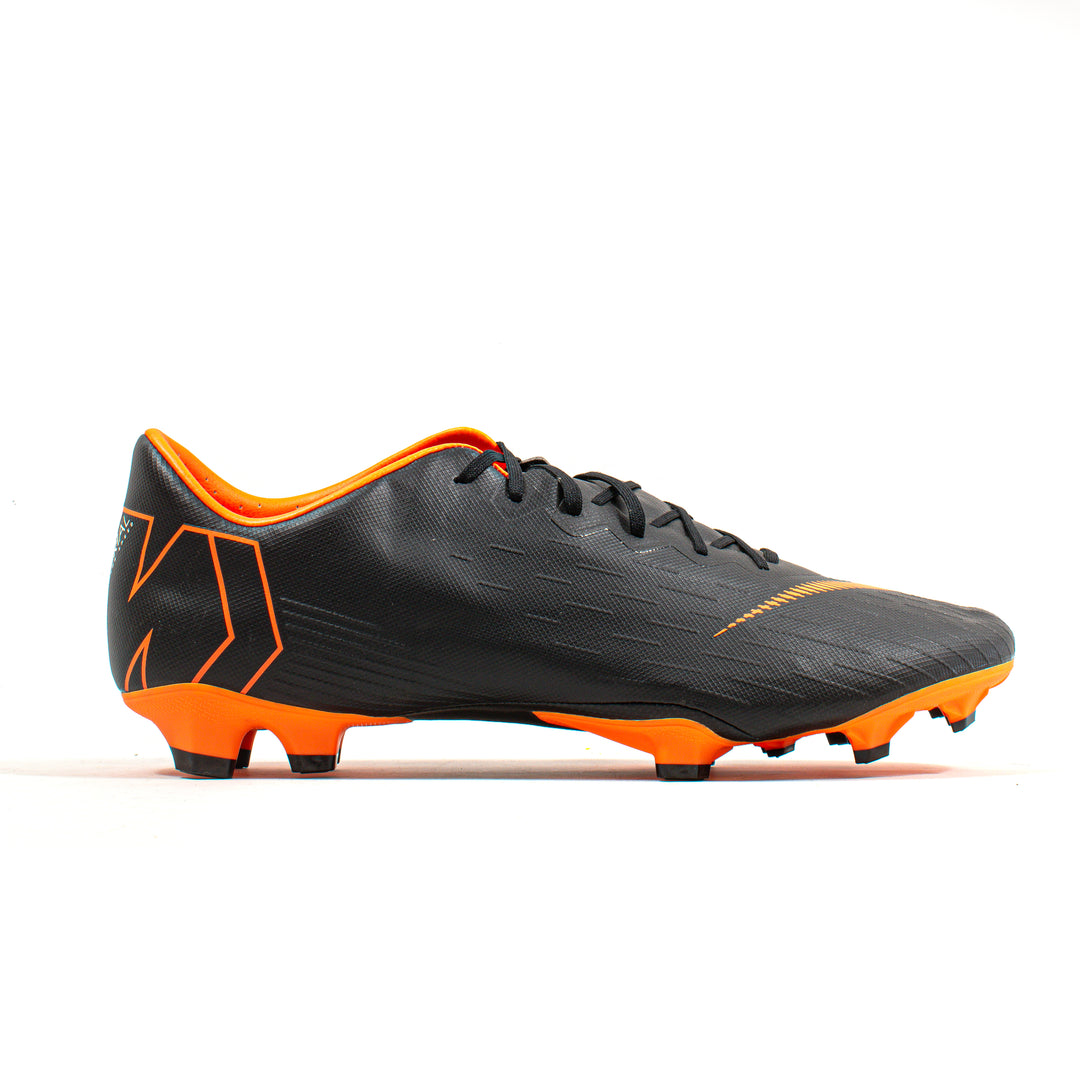 Nike Mercurial Vapor 12 Pro Black Orange FG – Classic Soccer Cleats