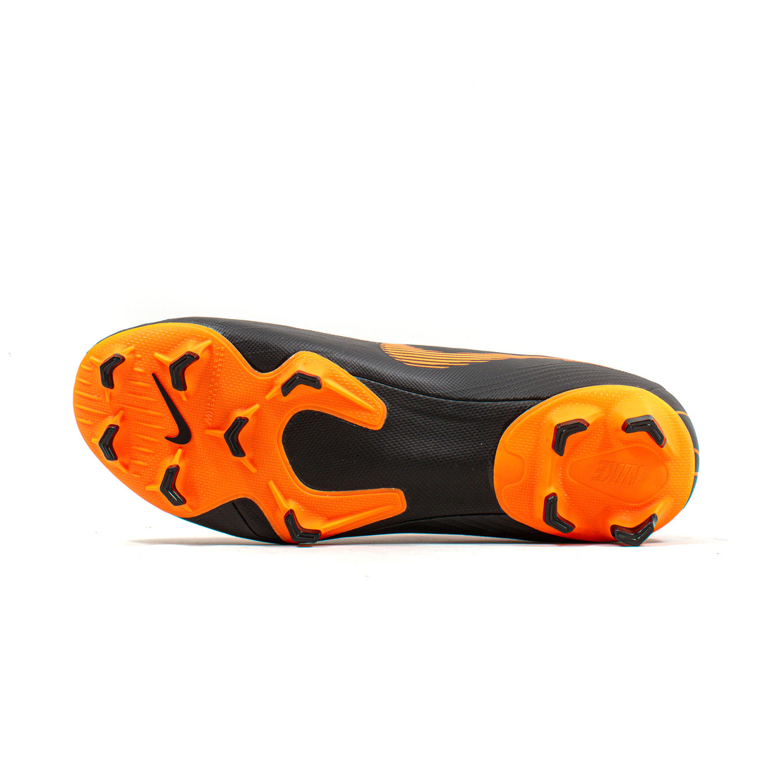 Nike Mercurial Vapor 12 Pro Black Orange FG – Classic Soccer Cleats