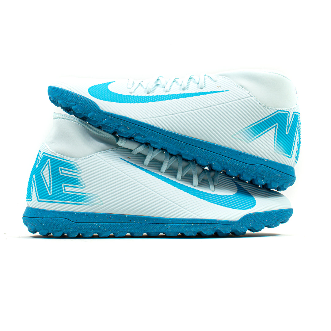Nike Mercurial Superfly 10 Club Blue Turf – Classic Soccer Cleats