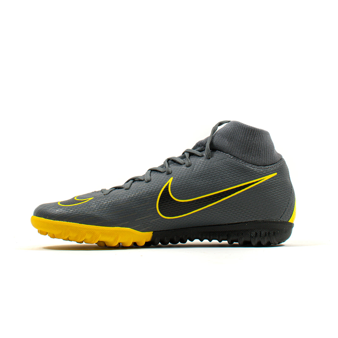 Nike Superfly 6 Academy Grey Yellow Turf TF – Classic Soccer Cleats