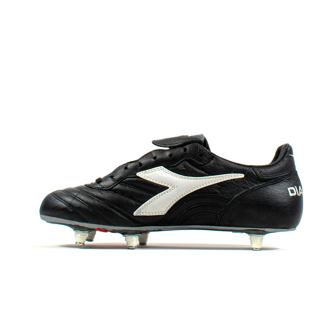 シューズ diadora brasil SC Diadora Brasil SC black White SG – Classic Soccer Cleats