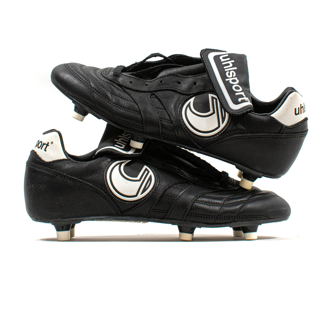Uhlsport USA Supreme Black White SG – Classic Soccer Cleats