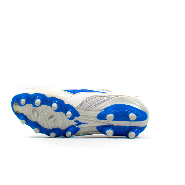 Diadora Maracana White Blue FG – Classic Soccer Cleats