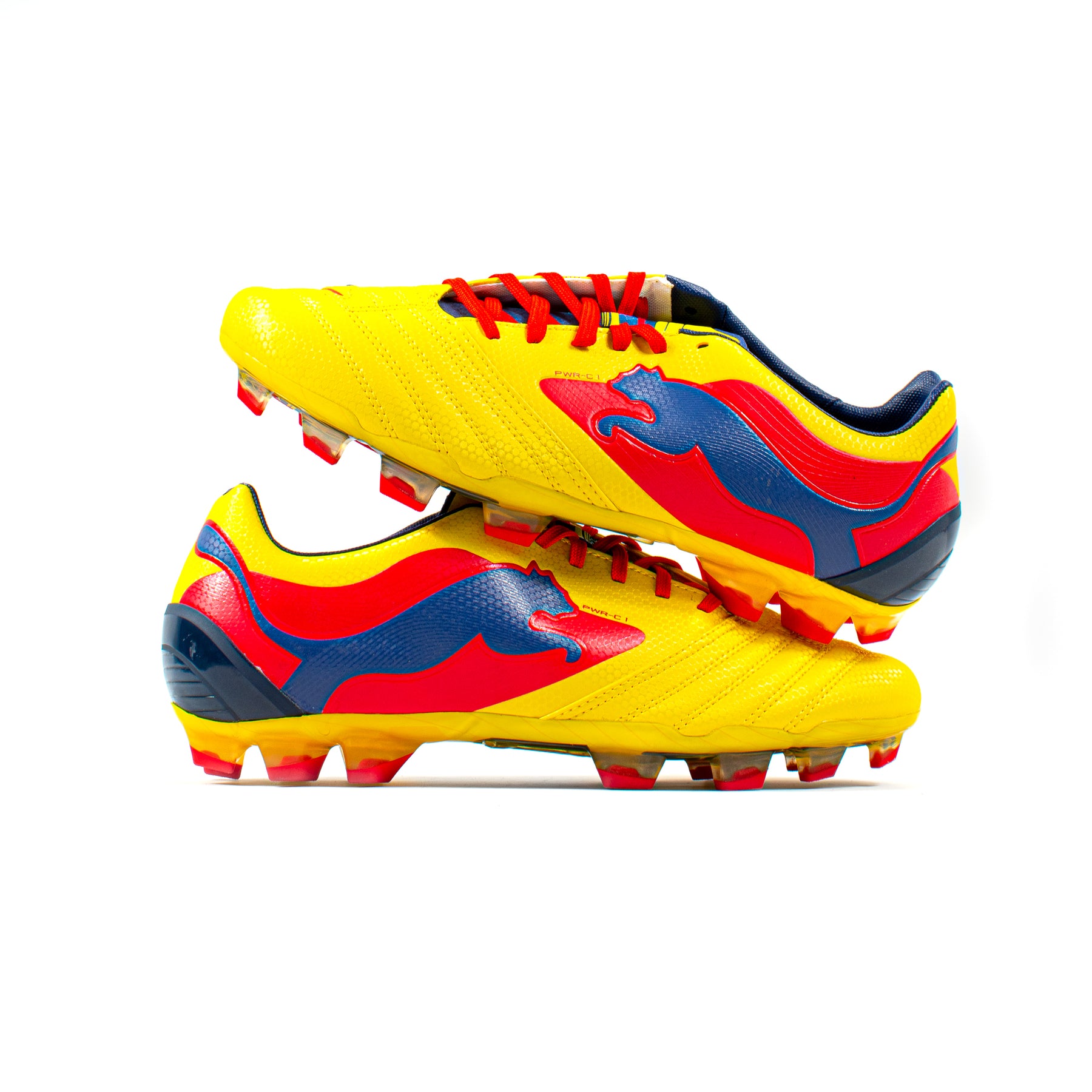 Puma PowerCat 1 Graphic Yellow FG Classic Soccer Cleats