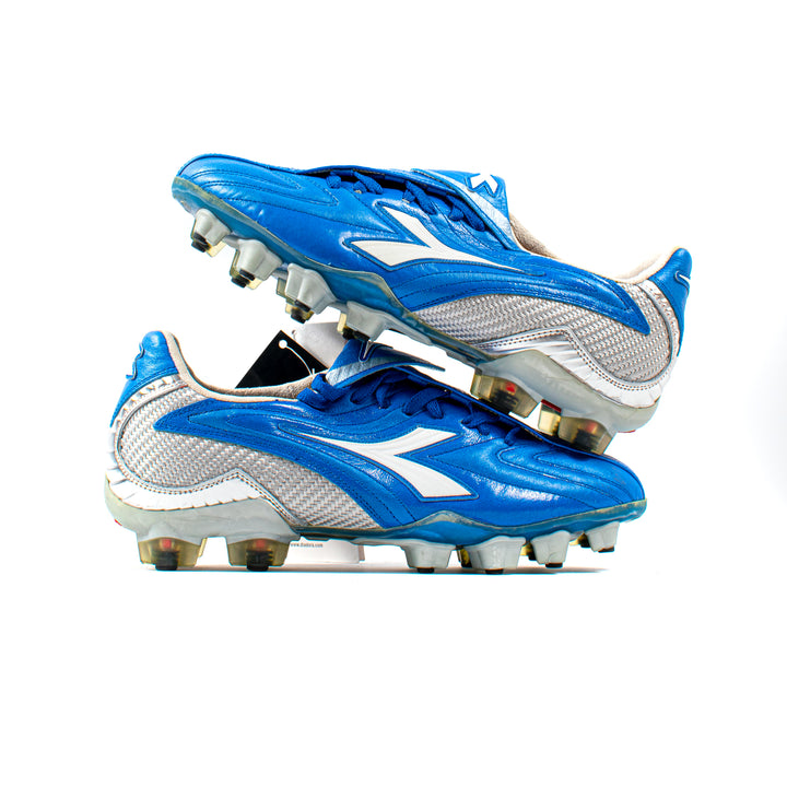 ディアドラ　DIADORA MAXIMUS RTX14 フットサル　トッティ Diadora Maximus RTX 14 Totti Blue FG – Classic Soccer Cleats