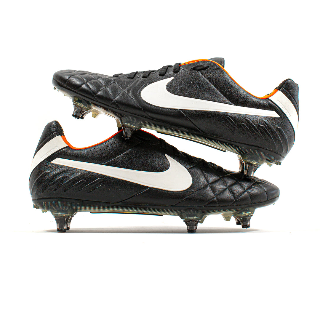 Nike Tiempo Legend IV Black White SG – Classic Soccer Cleats