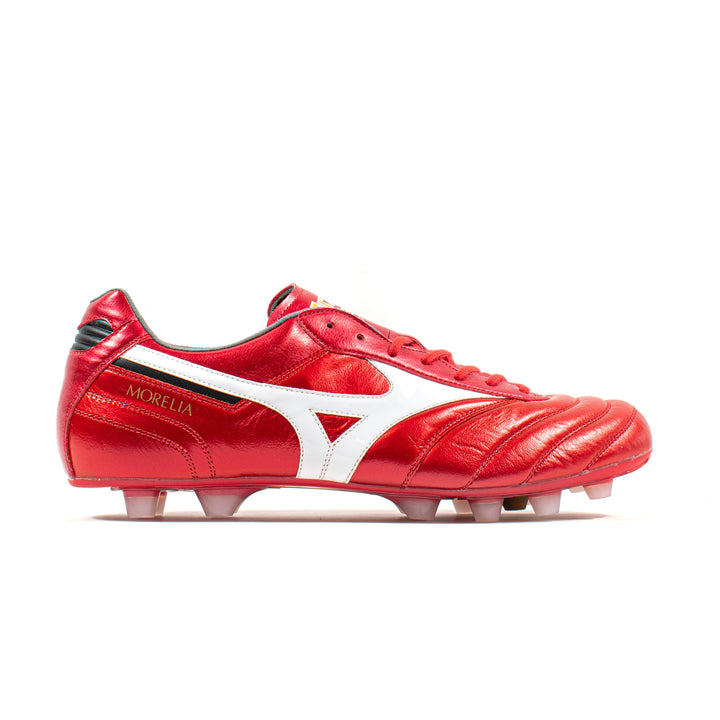 Mizuno Morelia II Elite Red White FG – Classic Soccer Cleats