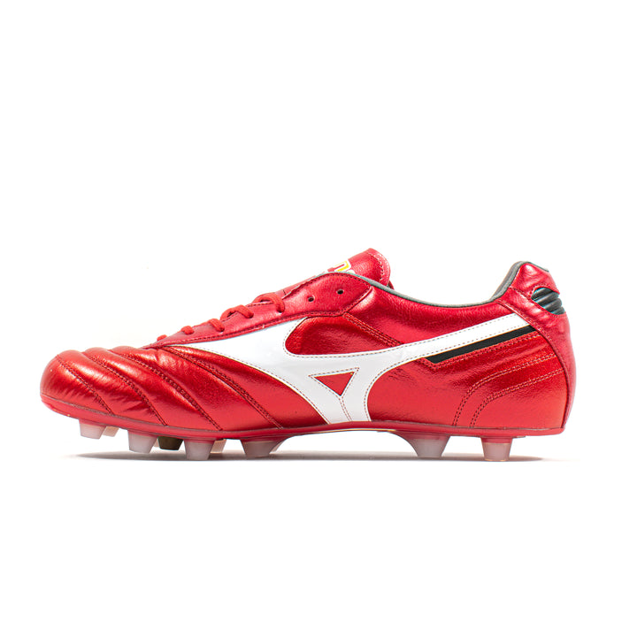 Mizuno Morelia II Elite Red White FG – Classic Soccer Cleats