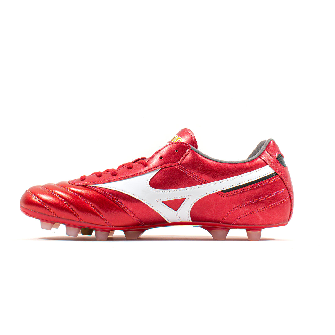 Mizuno Morelia II レッド サッカーシューズ Mizuno Morelia II Pro Red White FG – Classic Soccer Cleats
