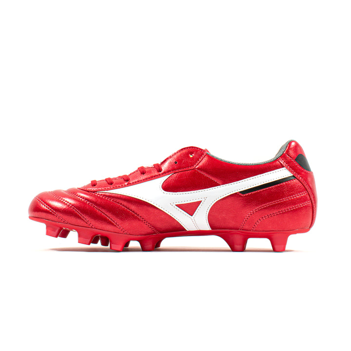 Mizuno Morelia II Club Red White FG – Classic Soccer Cleats