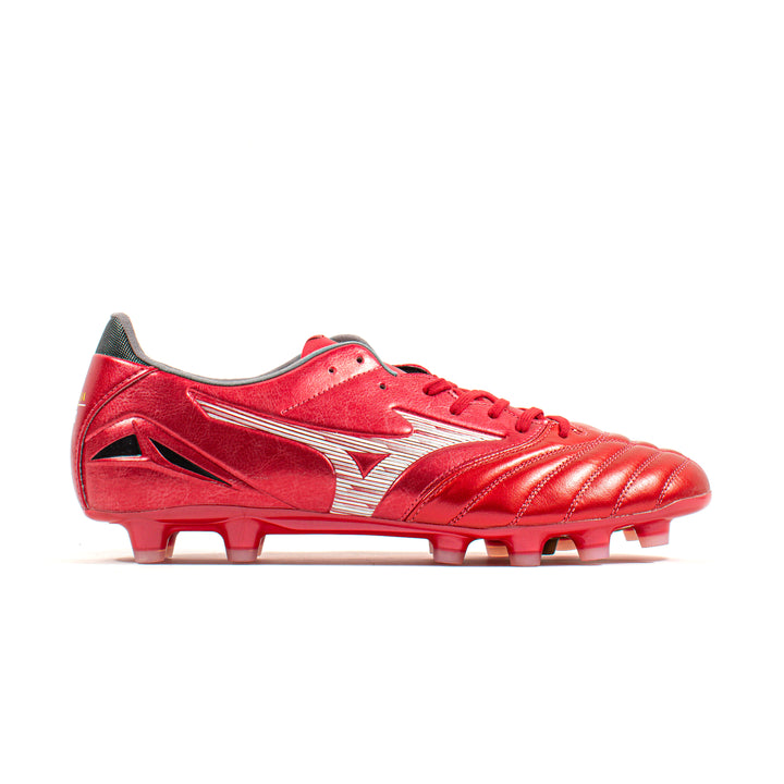 Mizuno Morelia Neo IV Pro Red White FG – Classic Soccer Cleats