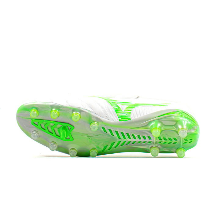Mizuno Morelia Neo Beta IV Elite White Green FG – Classic Soccer