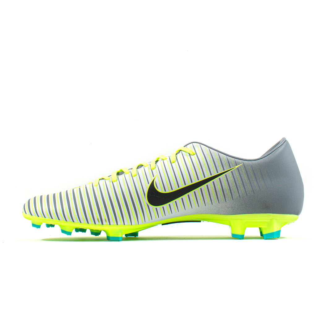 Nike Mercurial サッカーシューズ グレー/イエロー Nike Mercurial Victory VI White Grey FG – Classic Soccer Cleats