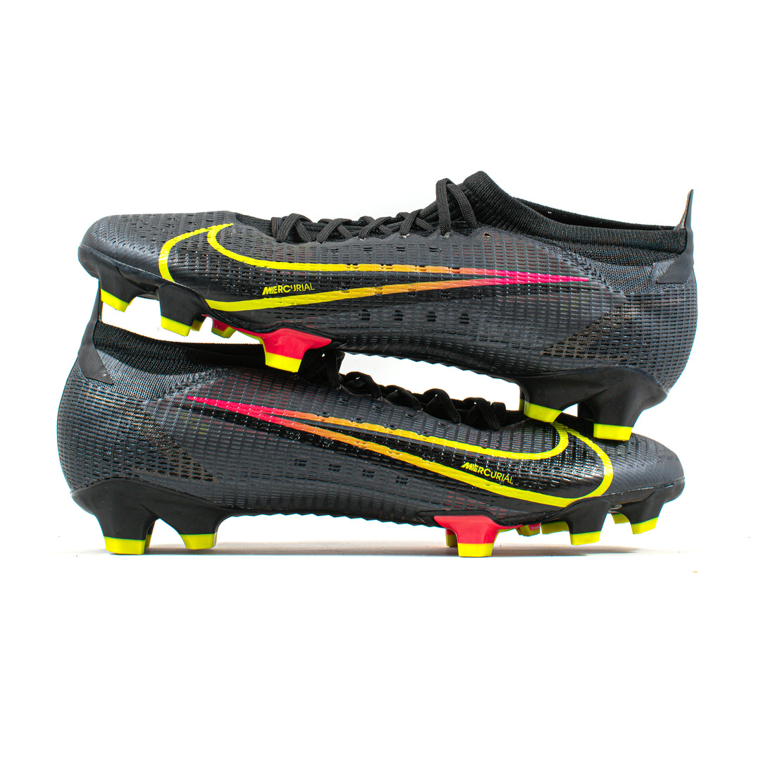 Nike Mercurial Vapor 14 Pro Black Yellow FG – Classic Soccer Cleats
