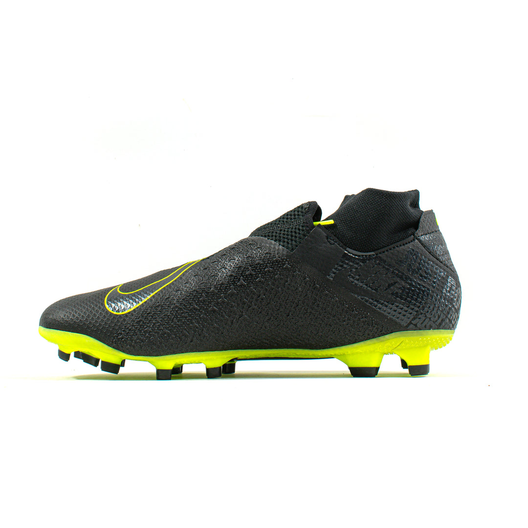 Nike Phantom Vision VSN 2 Pro DF Black Volt FG – Classic Soccer Cleats