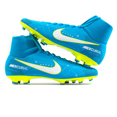 nike football boots blue and yellow