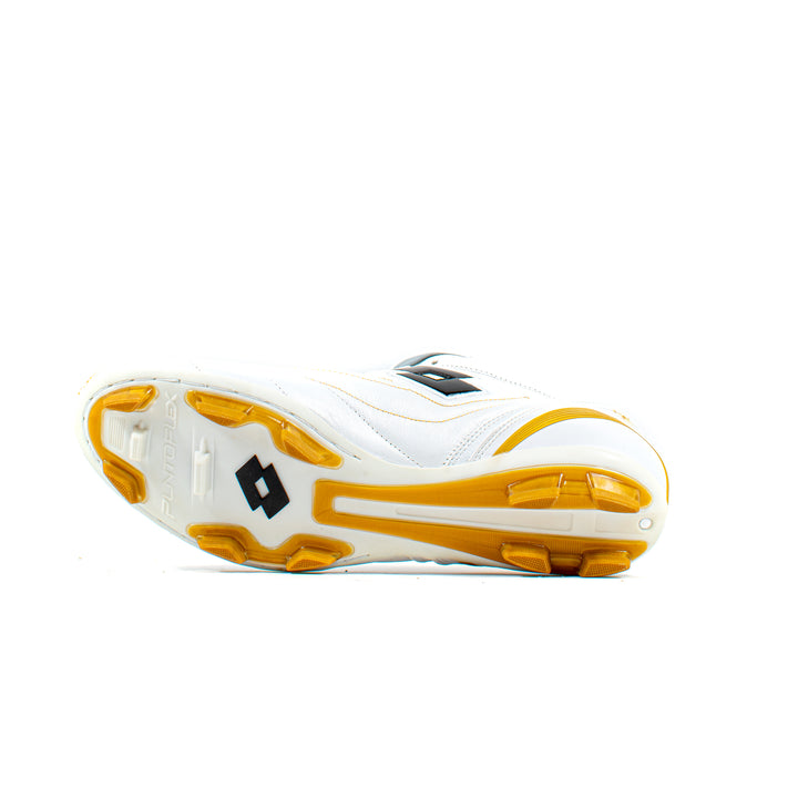 Lotto Zhero Mito FG 3F White Gold – Classic Soccer Cleats