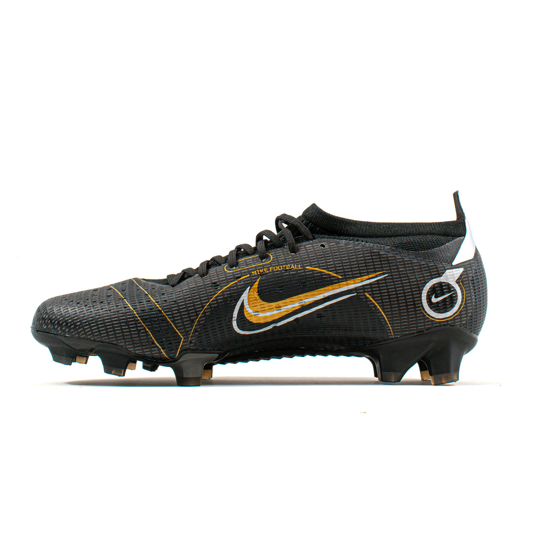 Nike Mercurial Vapor 14 Elite PRO Soccer Cleats - Black/Gold Size 5.5 Nike Mercurial Vapor XIV Elite FG - Black/Metallic Gold  main image 4