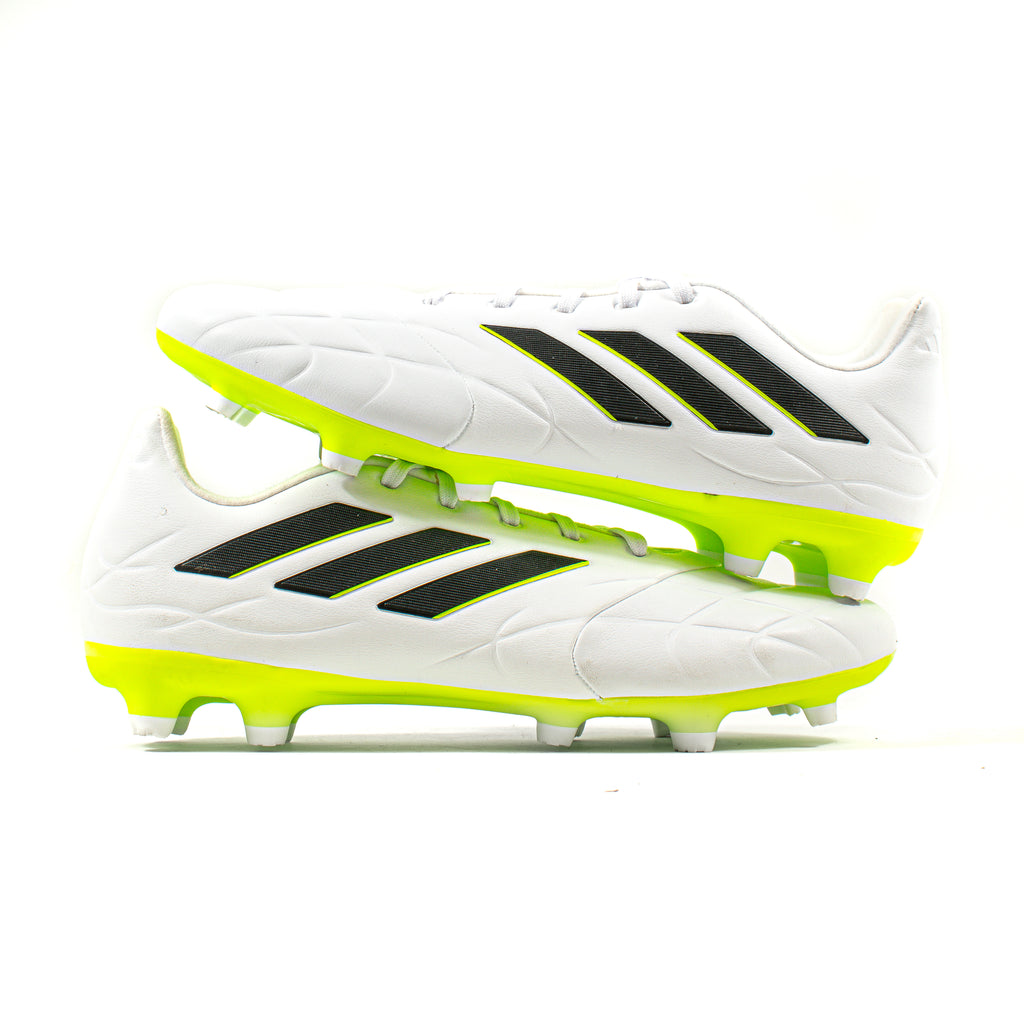 Adidas Copa Pure.3 White Green FG – Classic Soccer Cleats
