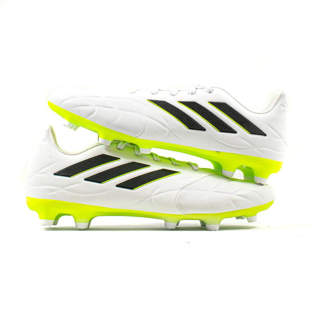 Adidas Copa Pure.3 White Green FG – Classic Soccer Cleats