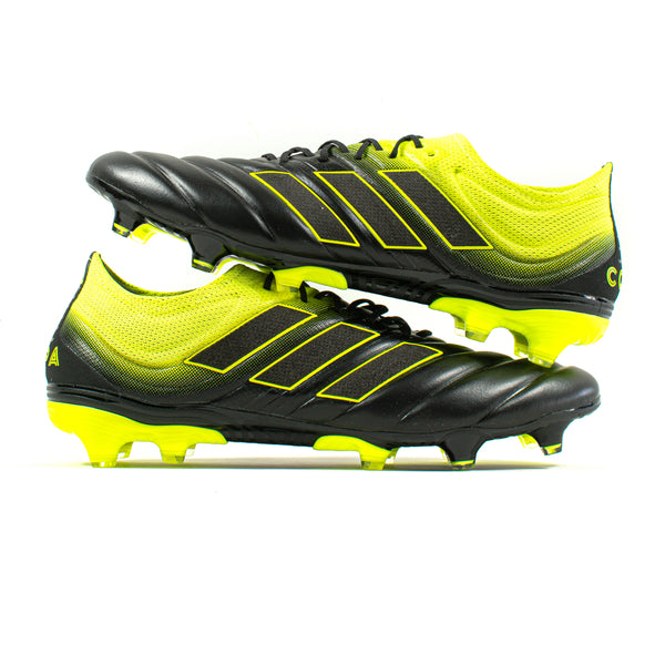  COPA 19.1 FG（トップモデル） Adidas Copa 19.1 Black Yellow FG – Classic Soccer Cleats