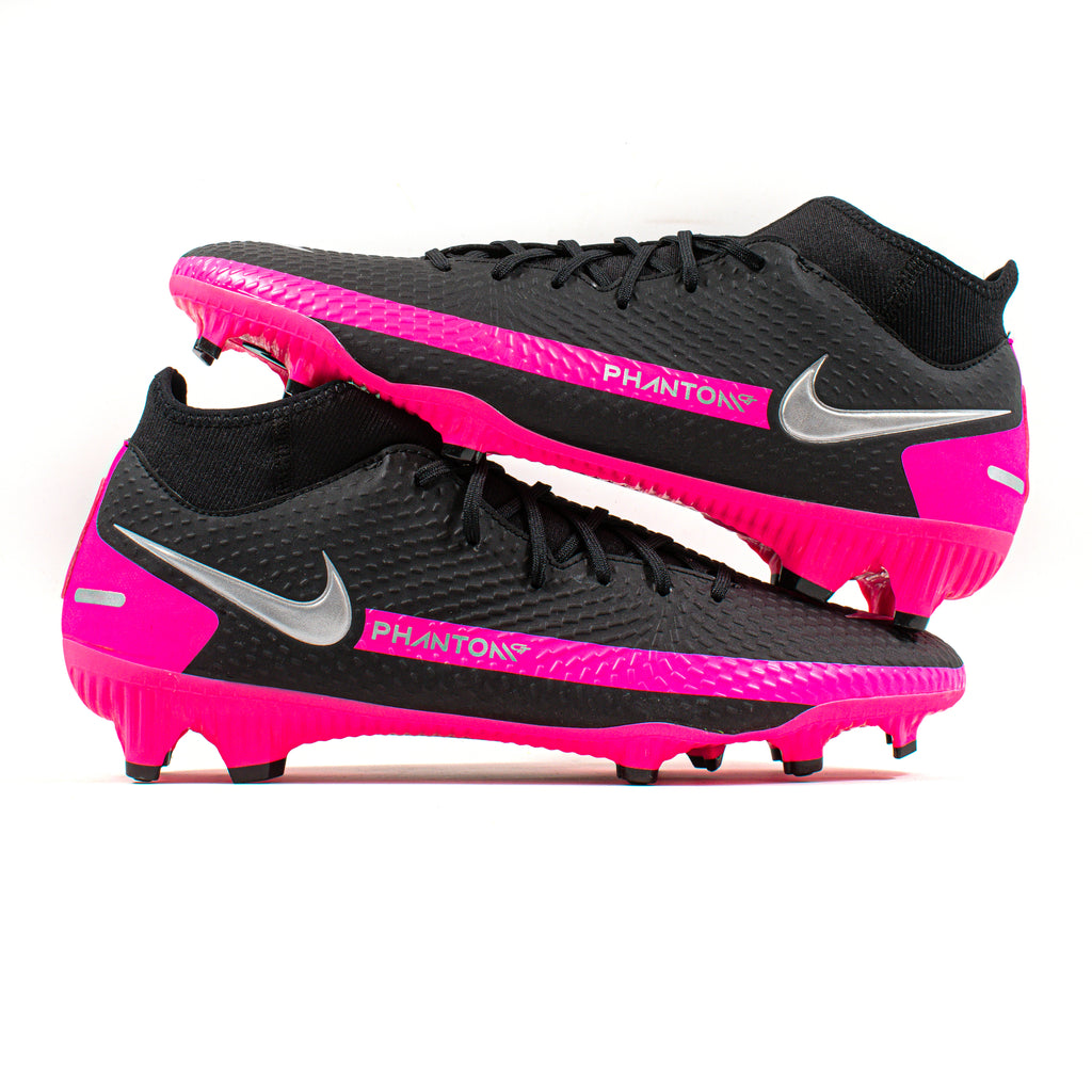 Nike Phantom GT2 Academy DF Black Pink FG – Classic Soccer Cleats