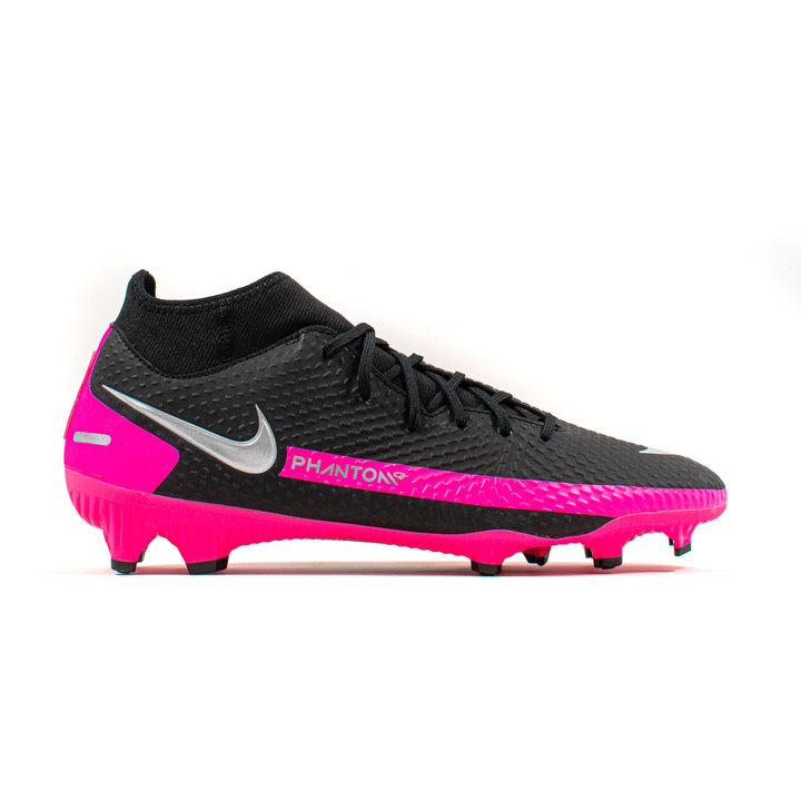 Nike Phantom GT2 Academy DF Black Pink FG – Classic Soccer Cleats