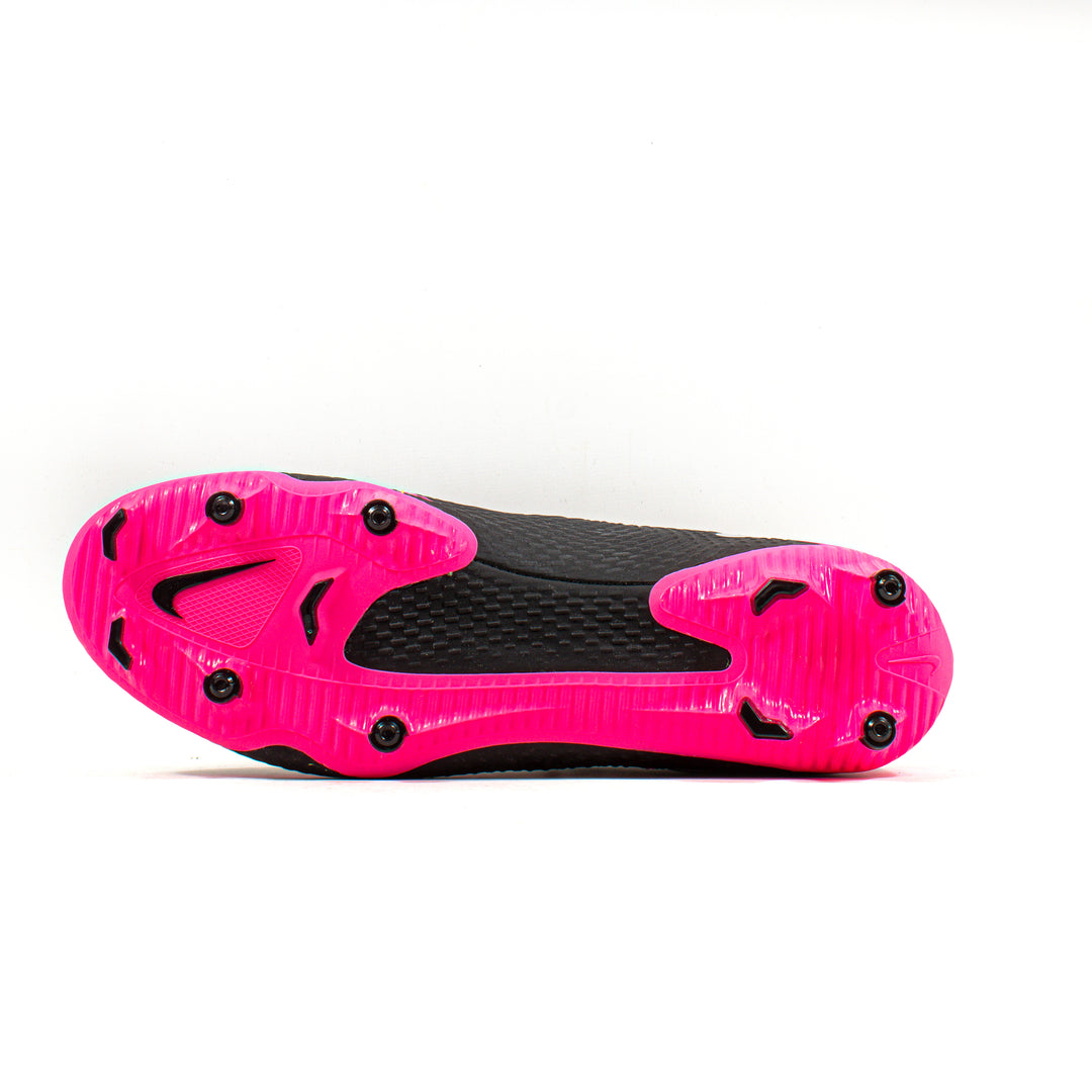 Nike Phantom GT2 Academy DF Black Pink FG – Classic Soccer Cleats