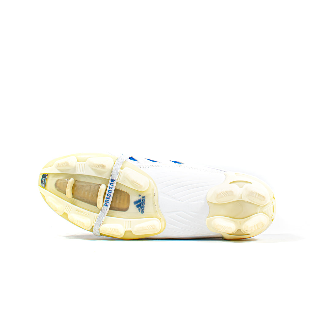 Adidas Predator Absolute White Blue FG – Classic Soccer Cleats