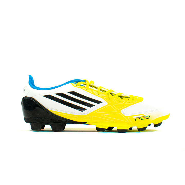 Adidas F5 Adizero White Yellow FG – Classic Soccer Cleats
