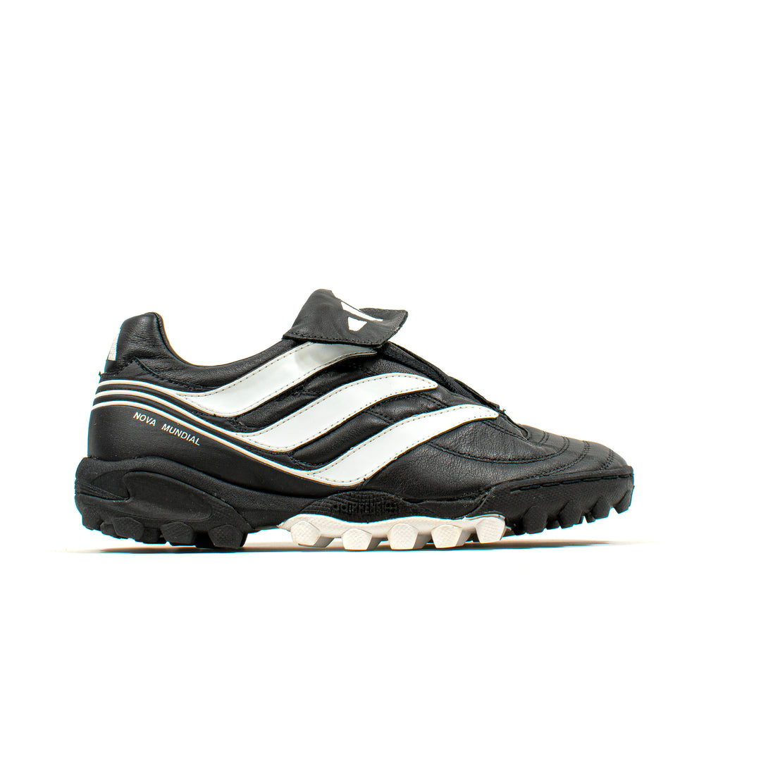 Adidas Nova Mundial Black White Turf – Classic Soccer Cleats