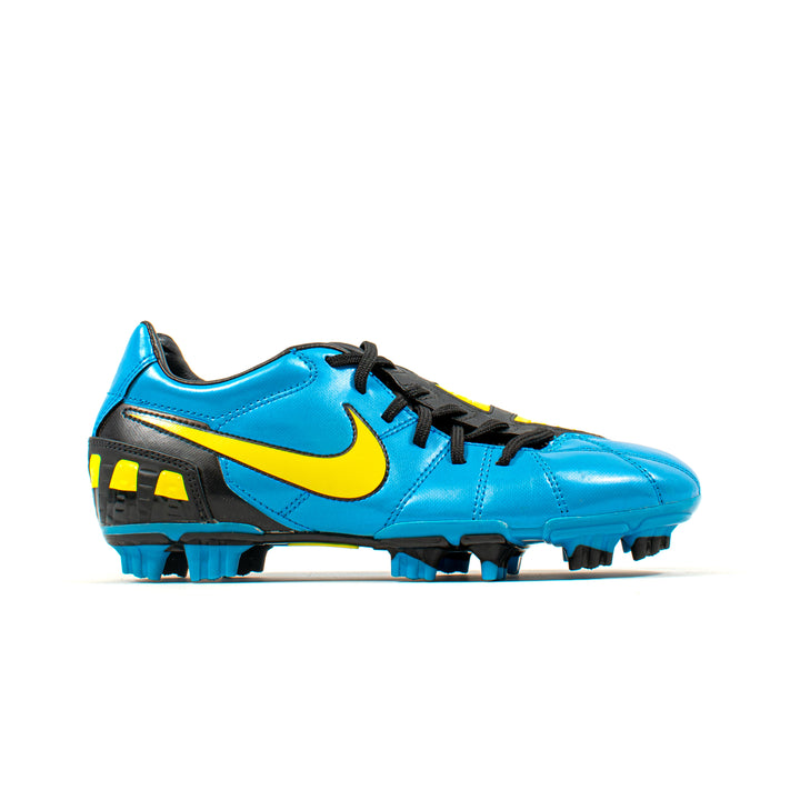 football cleats blue and yellow