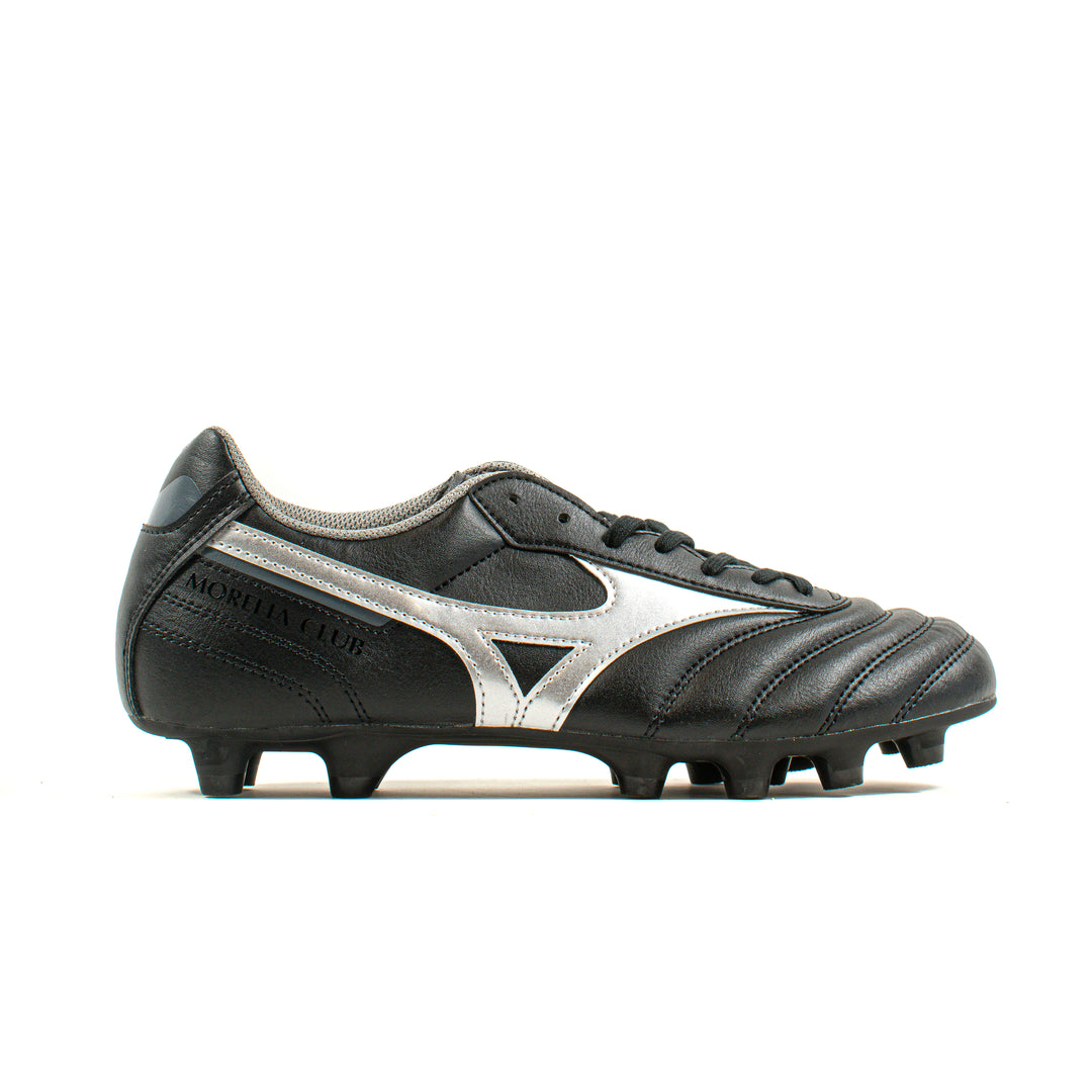 Mizuno Morelia II Club Black Silver FG – Classic Soccer Cleats