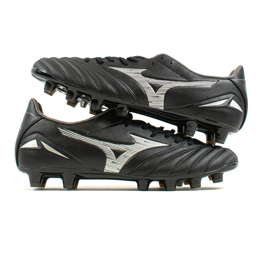 MIZUNO MORELIA NEO 4β ブラック サッカースパイク Mizuno Morelia Neo IV Pro MD Black Silver FG – Classic Soccer Cleats