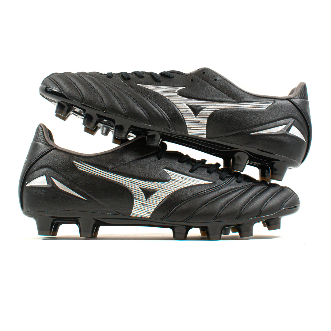 シューズ MORELIA neo4 Mizuno Morelia Neo IV Pro MD Black Silver FG – Classic Soccer Cleats