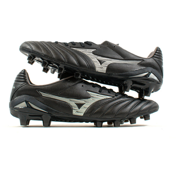 Mizuno Monarcida Neo III Pro Black Silver FG – Classic Soccer Cleats