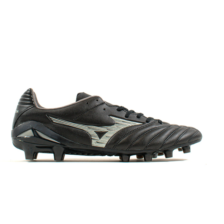 Mizuno Monarcida Neo III Pro Black Silver FG – Classic Soccer Cleats