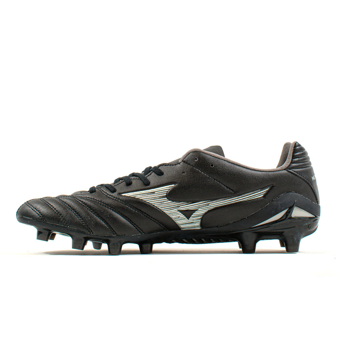 Mizuno Monarcida Neo III Pro Black Silver FG – Classic Soccer Cleats