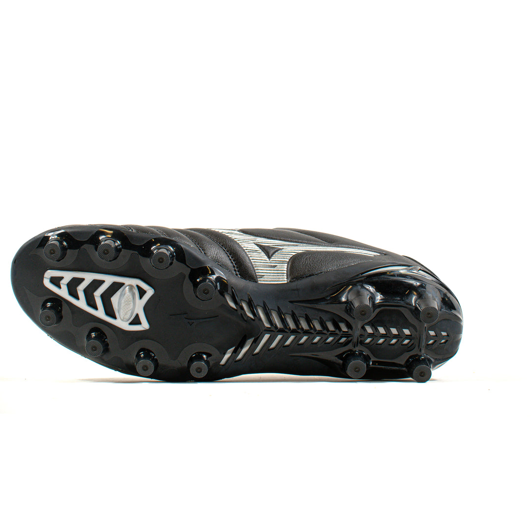 Mizuno Monarcida Neo III Pro Black Silver FG – Classic Soccer Cleats