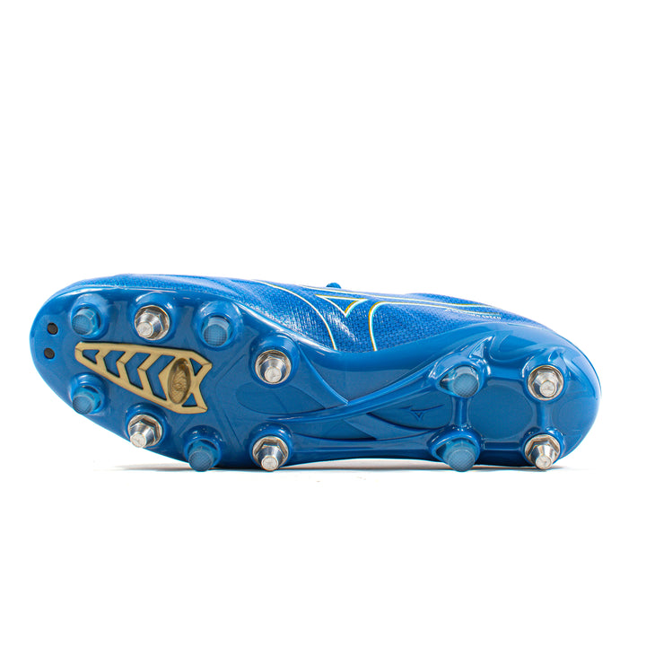 MIZUNO サッカースパイク MADE IN JAPAN Mizuno Alpha Elite Made In Japan Blue Mix SG Pro – Classic Soccer