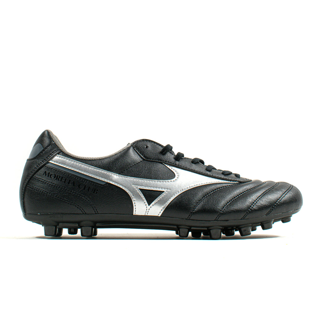 Mizuno Morelia II Club Black Silver AG – Classic Soccer Cleats