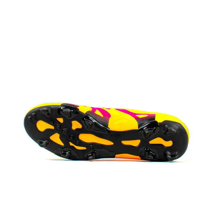 Adidas X 15.1 Yellow Synthetic FG – Classic Soccer Cleats